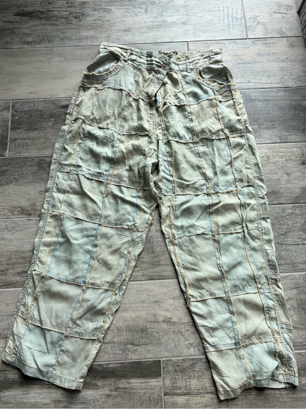 Paper lace Patchwork woman’s  Pants